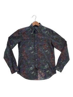Club Monaco Slim Fit Floral Button Down Shirt